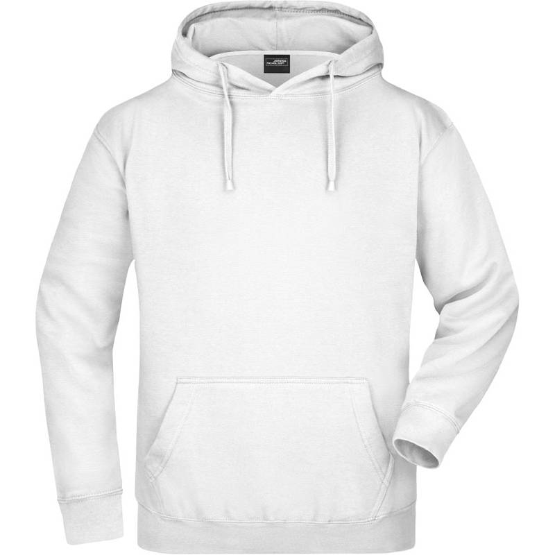 James & Nicholson | JN 47, Mikina s kapucí, bílá, S James & Nicholson | JN 47, Mikina s kapucí, bílá, S