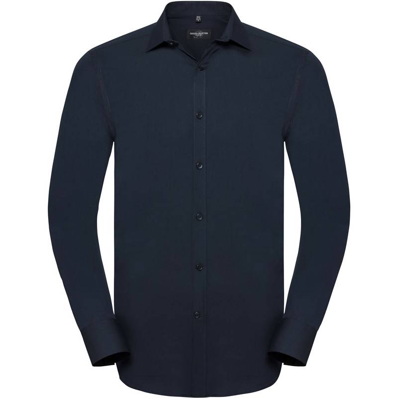 Russell | 960M, Elastická košeľa "Ultimate" s dlhým rukávom, modrá Bright Navy, XXL Russell | 960M, Elastická košeľa "Ultimate" s dlhým rukávom, modrá Bright Navy, XXL