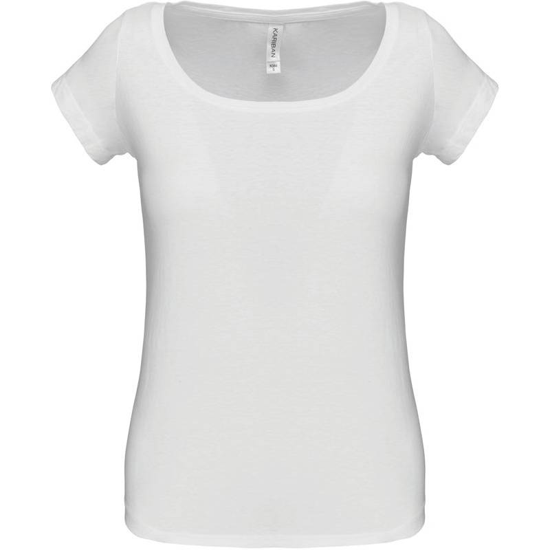 Kariban | K384, Dámske tričko, biela, S Kariban | K384, Dámske tričko, biela, S