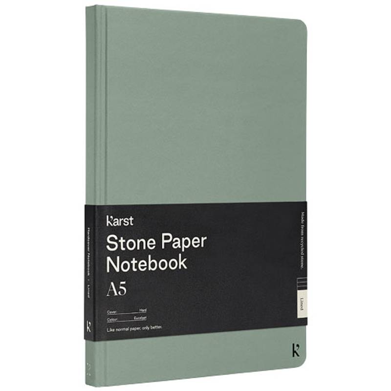 Karst® A5 kamenný zápisník z tvrdého papiera - linajkový Karst® A5 kamenný zápisník z tvrdého papiera - linajkový