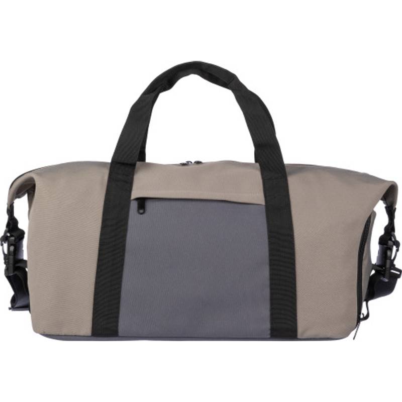 Taška Ines z polyesteru (600D)., hnedá taupe Taška Ines z polyesteru (600D)., hnedá taupe