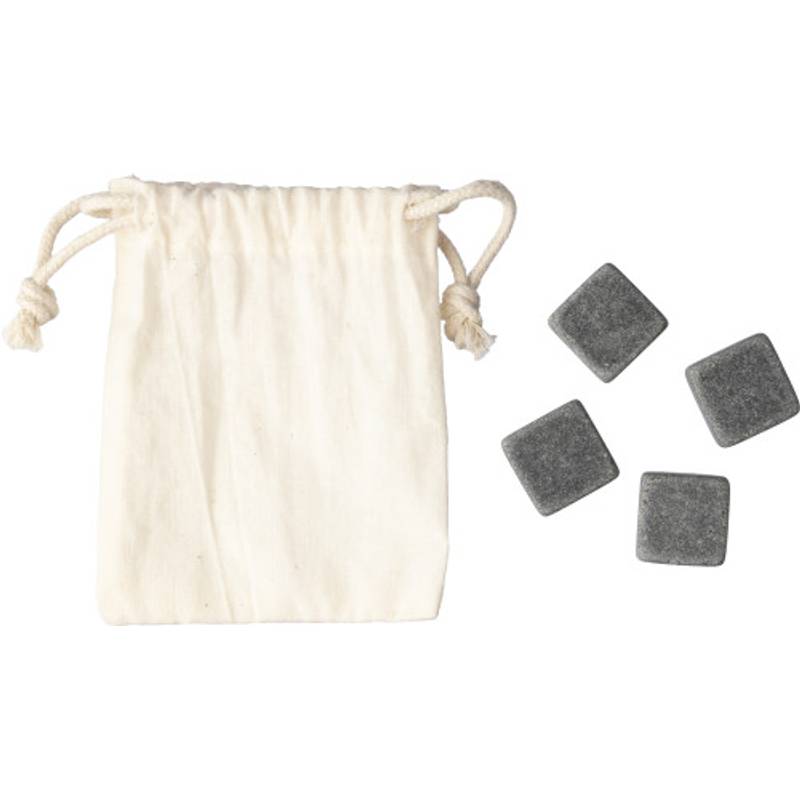 Sada kamenných kostek ledu Jens, hnědá khaki Sada kamenných kostek ledu Jens, hnědá khaki