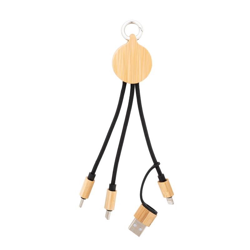 Cobbel Mini USB nabíjecí kabel, hnědá přírodní Cobbel Mini USB nabíjecí kabel, hnědá přírodní