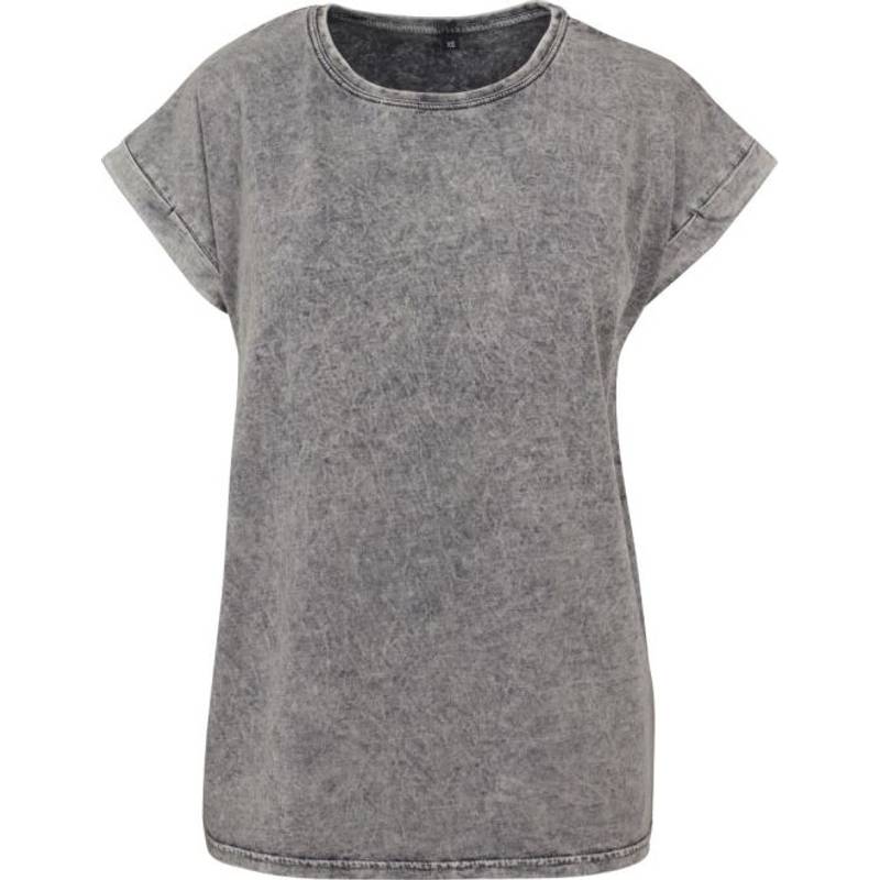 Build your Brand | BY 053, Dámske tričko "Acid Wash", sivá - čierna, XL Build your Brand | BY 053, Dámske tričko "Acid Wash", sivá - čierna, XL