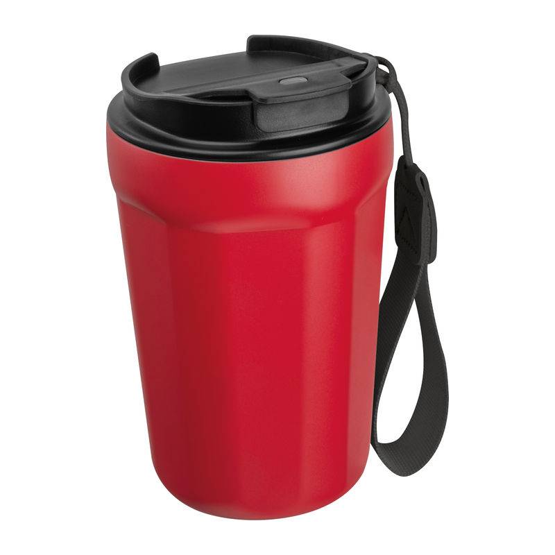 Cestovný hrnček z nehrdzavejúcej ocele 350 ml, červená Cestovný hrnček z nehrdzavejúcej ocele 350 ml, červená