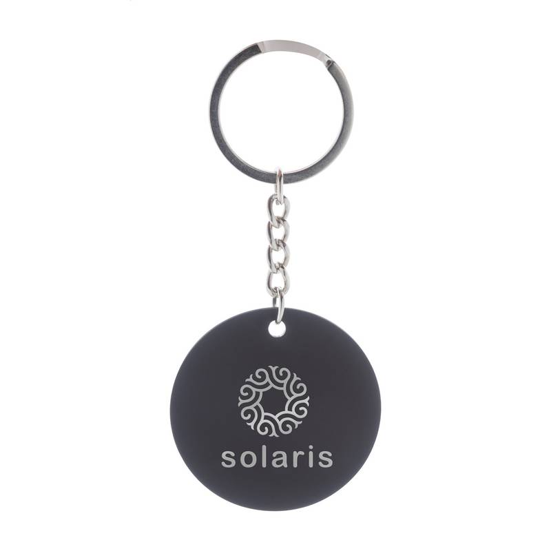 RondoShine prívesok na kľúče, čierna RondoShine prívesok na kľúče, čierna