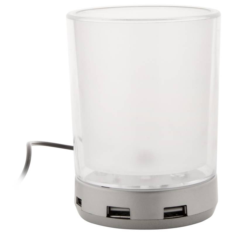 Tobi Držák na pero s USB hubem, transparentní Tobi Držák na pero s USB hubem, transparentní