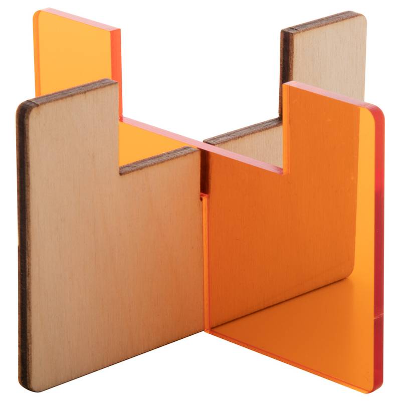 Candix Svícen, oranžová transparentní Candix Svícen, oranžová transparentní