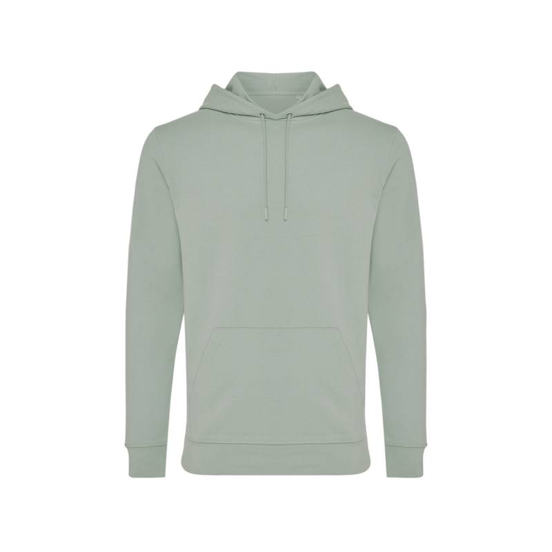 Mikina s kapucí Iqoniq Jasper z recykl. bavlny, zelená Iceberg Mikina s kapucí Iqoniq Jasper z recykl. bavlny, zelená Iceberg