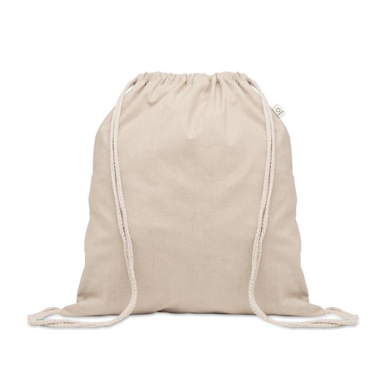 Sťahovací bavlnený batoh, hnedá béžová Sťahovací bavlnený batoh, hnedá béžová