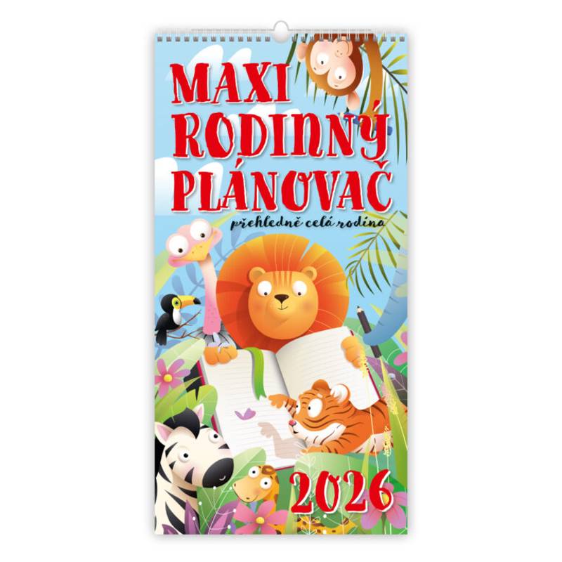 MAXI rodinný plánovač, 2026 MAXI rodinný plánovač, 2026