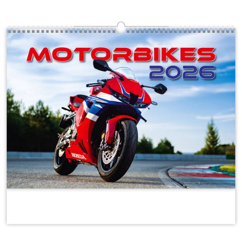 Kalendár Motorbikes, 2026 Kalendár Motorbikes, 2026