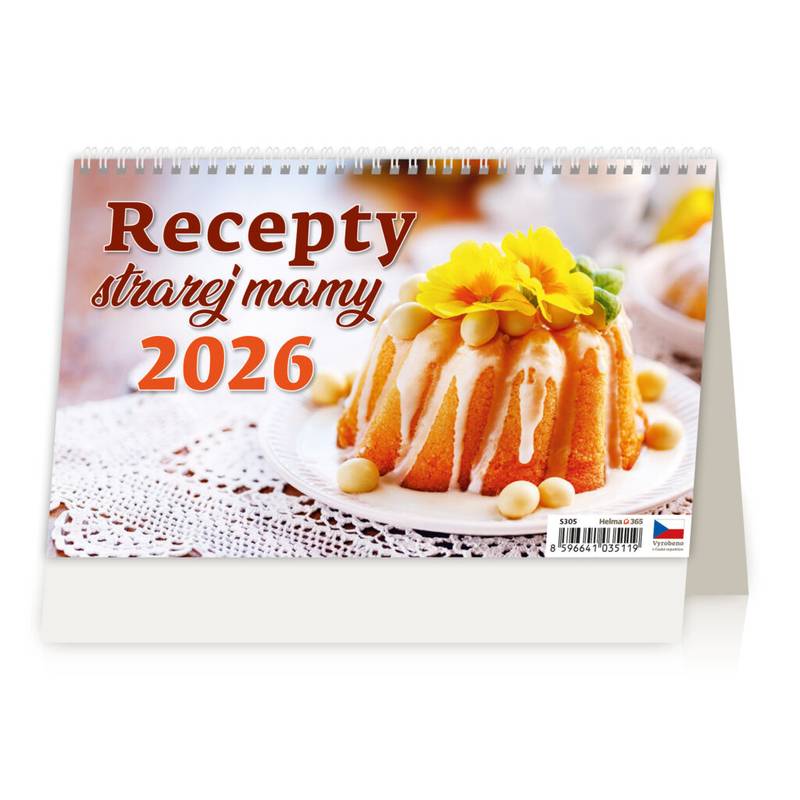 Kalendár Recepty starej mamy, 2026 Kalendár Recepty starej mamy, 2026