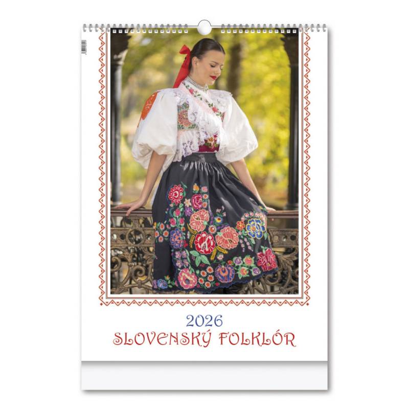 Nástenný kalendár SLOVENSKÝ FOLKLÓR 2026 Nástenný kalendár SLOVENSKÝ FOLKLÓR 2026