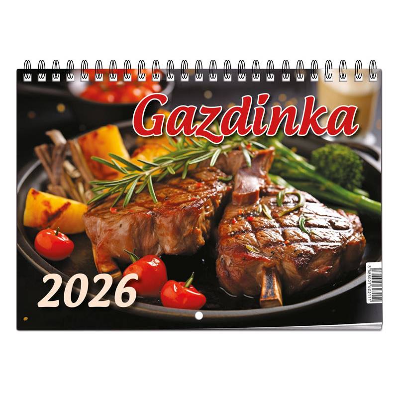 Nástenný kalendár GAZDINKA 2026 Nástenný kalendár GAZDINKA 2026
