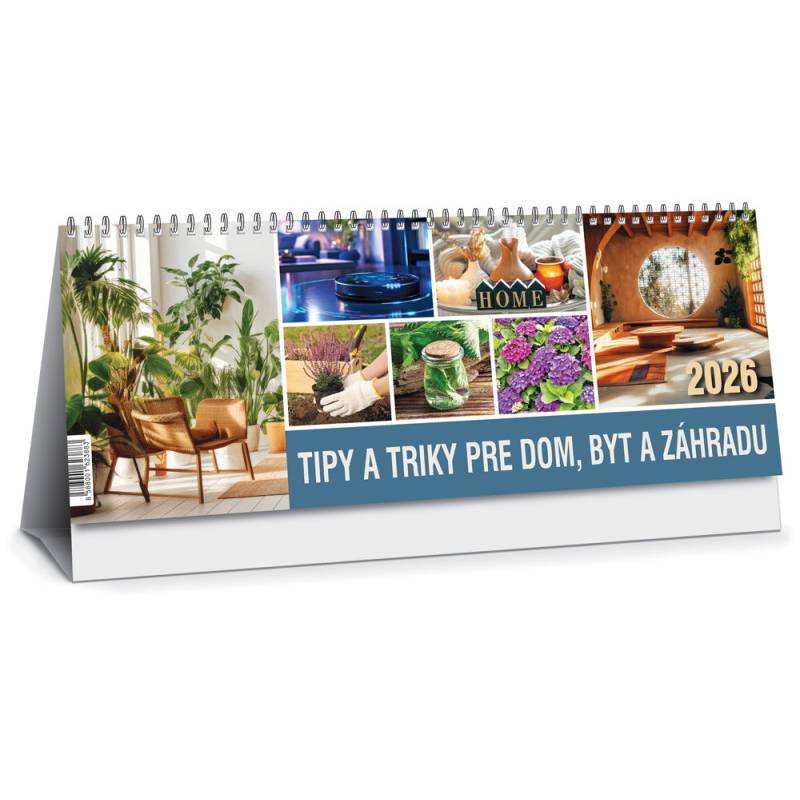 Stolový kalendár Tipy a triky 2026 Stolový kalendár Tipy a triky 2026