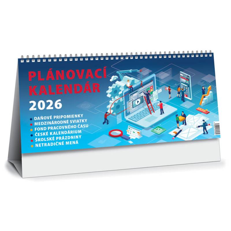 Stolový kalendár Plánovací MAXI 2026 Stolový kalendár Plánovací MAXI 2026