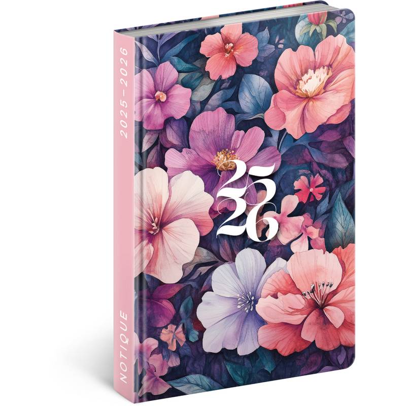 NOTIQUE Špirálový 18-mesačný diár Petito – Kytica 2025/2026, 11 x 17 cm NOTIQUE Špirálový 18-mesačný diár Petito – Kytica 2025/2026, 11 x 17 cm
