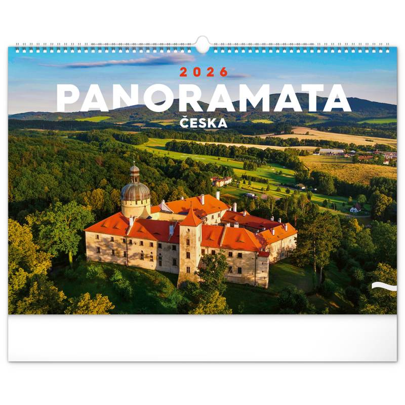 NOTIQUE Nástěnný kalendář Panoramata Česka 2026, 48 x 33 cm NOTIQUE Nástěnný kalendář Panoramata Česka 2026, 48 x 33 cm