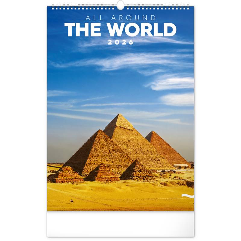 NOTIQUE Nástěnný kalendář Světové monumenty 2026, 33 x 46 cm NOTIQUE Nástěnný kalendář Světové monumenty 2026, 33 x 46 cm