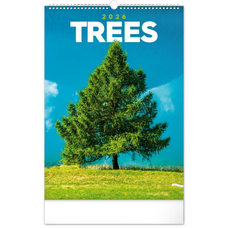 NOTIQUE Nástěnný kalendář Stromy 2026, 33 x 46 cm NOTIQUE Nástěnný kalendář Stromy 2026, 33 x 46 cm