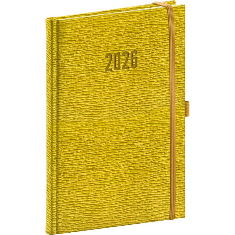 NOTIQUE Týždenný diár Rivoli 2026, žltozelený, 15 x 21 cm NOTIQUE Týždenný diár Rivoli 2026, žltozelený, 15 x 21 cm