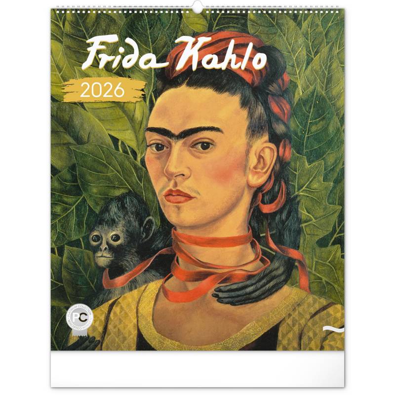 NOTIQUE Nástenný kalendár Frida Kahlo 2026, 48 x 56 cm NOTIQUE Nástenný kalendár Frida Kahlo 2026, 48 x 56 cm