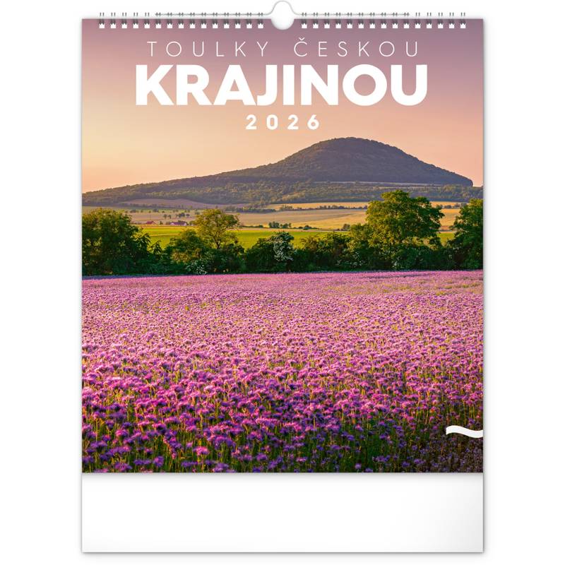 NOTIQUE Nástěnný kalendář Toulky českou krajinou CZ 2026, 30 x 34 cm NOTIQUE Nástěnný kalendář Toulky českou krajinou CZ 2026, 30 x 34 cm