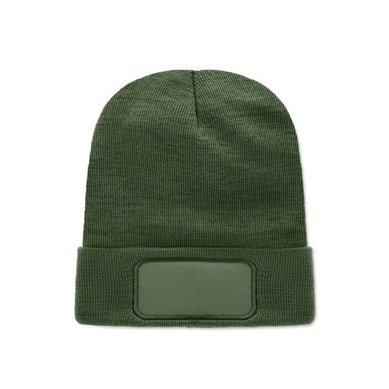 Unisex čepice z RPET, zelená Dark Unisex čepice z RPET, zelená Dark