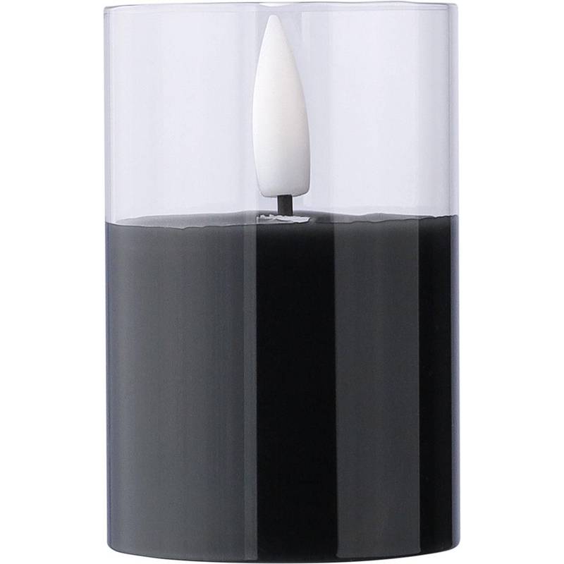 PP LED sviečka Serin, čierna PP LED sviečka Serin, čierna