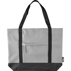 Nákupní taška z rPET polyesteru (600D) Lumi, šedá Nákupní taška z rPET polyesteru (600D) Lumi, šedá