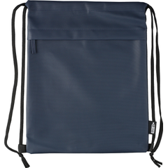 Batoh se stahovací šňůrkou z rPET polyesteru (600D) Auri, modrá Batoh se stahovací šňůrkou z rPET polyesteru (600D) Auri, modrá