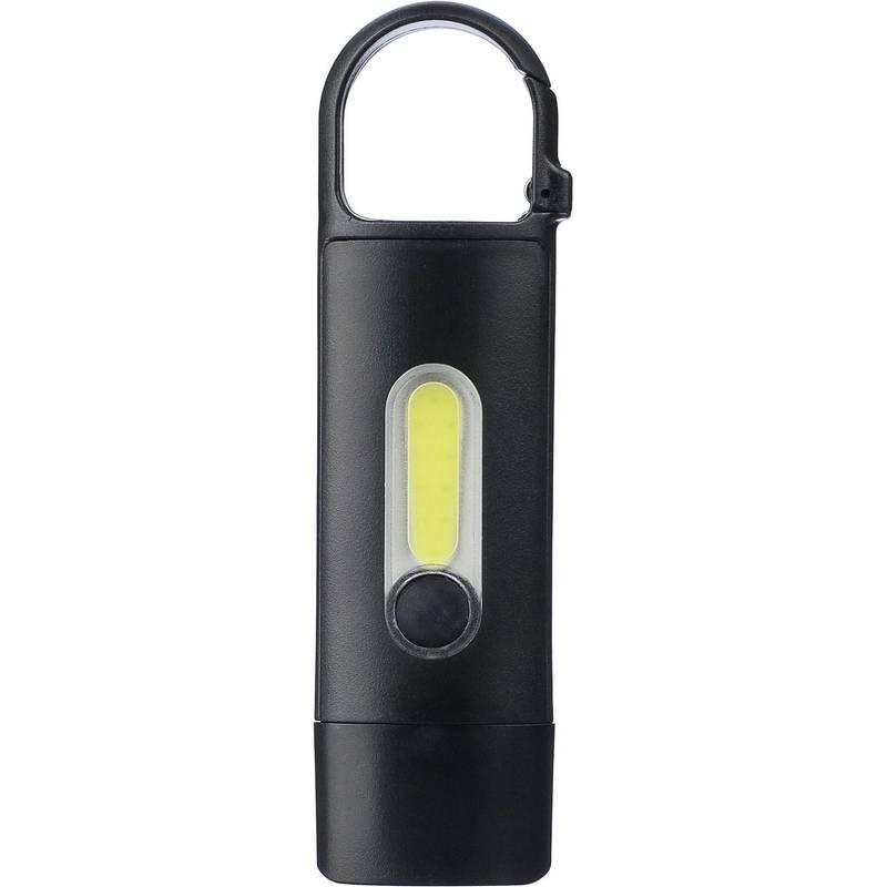 Mini baterka z recyklovaného ABS Zai, čierna Mini baterka z recyklovaného ABS Zai, čierna