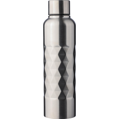 Jednostěnná láhev na pití z recyklované nerezavějící oceli (800 ml) Talin, šedá Silver Jednostěnná láhev na pití z recyklované nerezavějící oceli (800 ml) Talin, šedá Silver