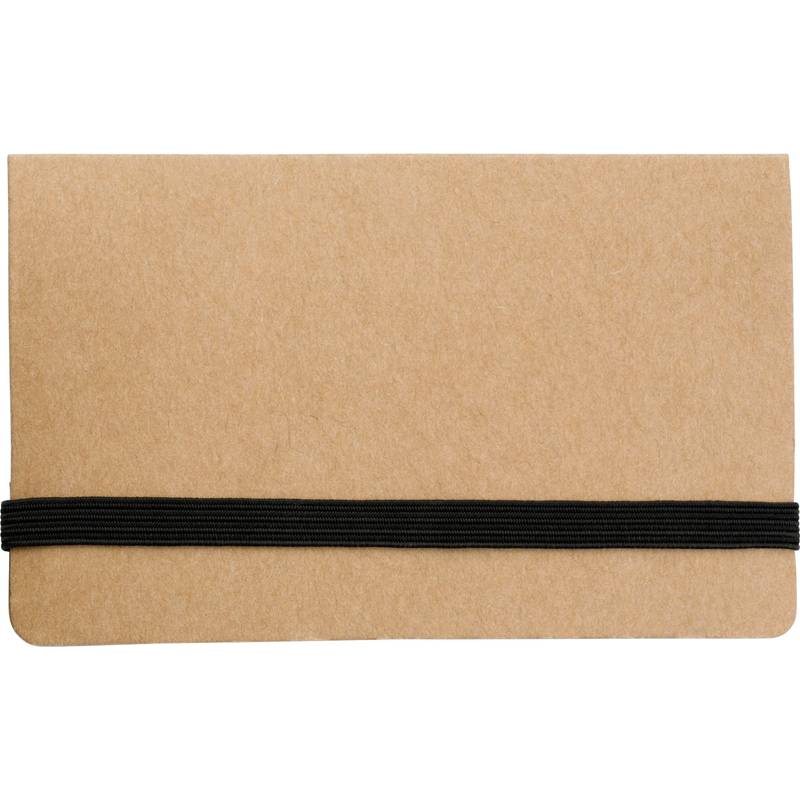 Sada kartónových lepiacich papierikov Bjorn, hnedá - čierna Sada kartónových lepiacich papierikov Bjorn, hnedá - čierna