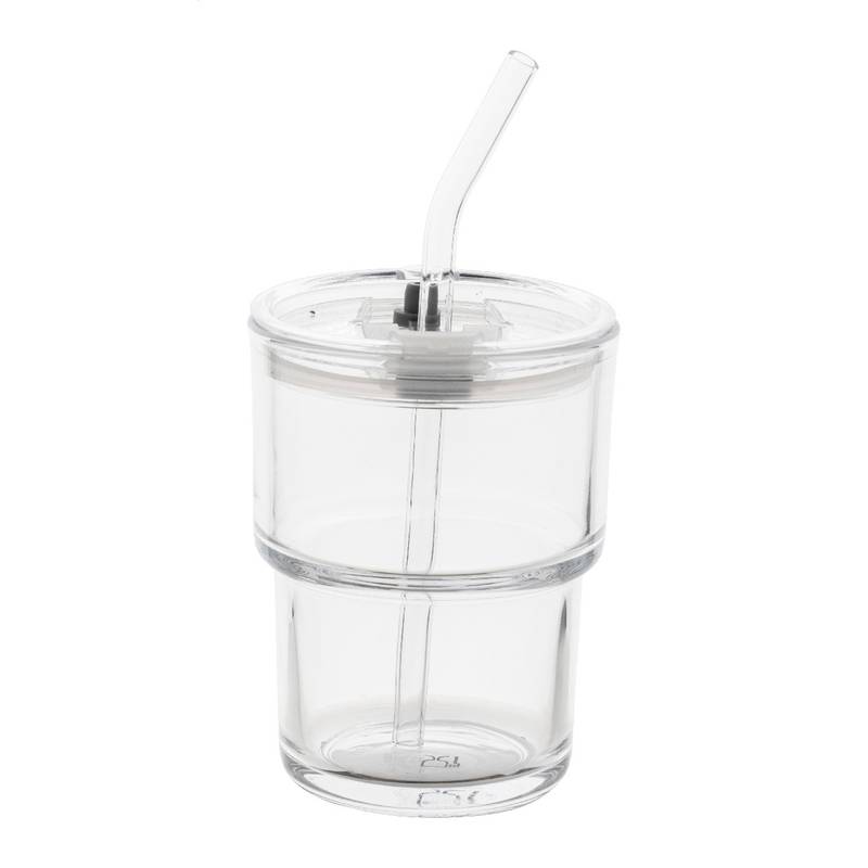 Glassip sklenený cestovný hrnček, transparentá Glassip sklenený cestovný hrnček, transparentá