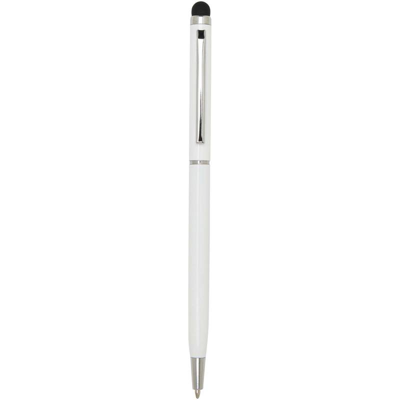 Ore aluminium ballpoint pen with stylus, biela Ore aluminium ballpoint pen with stylus, biela