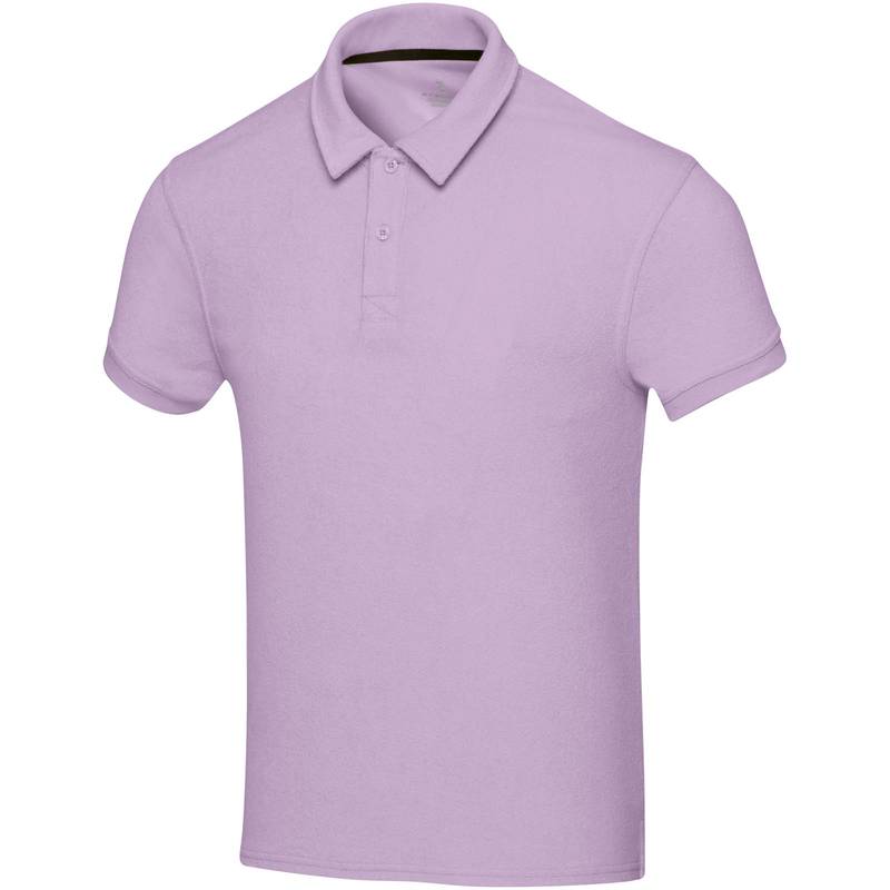 Unisex polo Akoya z recyklovaného froté, fialová Lilac, XS Unisex polo Akoya z recyklovaného froté, fialová Lilac, XS
