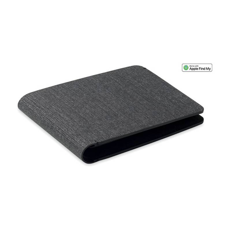 Peňaženka z PU s vyhľadávačom, čierna Peňaženka z PU s vyhľadávačom, čierna