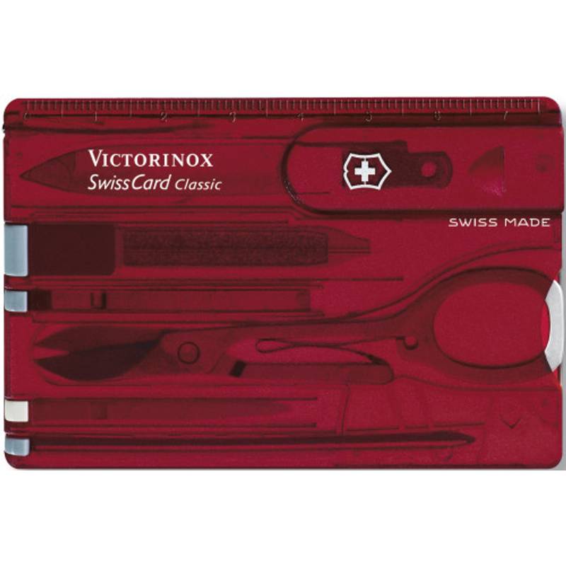 Nářadí Victorinox SwissCard Classic, červená Nářadí Victorinox SwissCard Classic, červená
