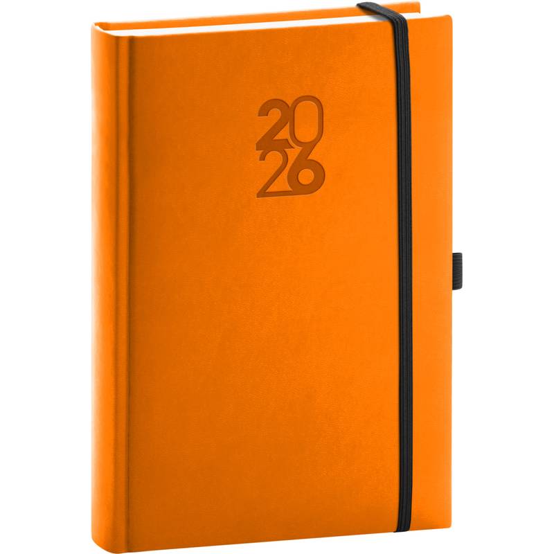 NOTIQUE Denný diár Aprint Top 2026, oranžový, 15 x 21 cm NOTIQUE Denný diár Aprint Top 2026, oranžový, 15 x 21 cm