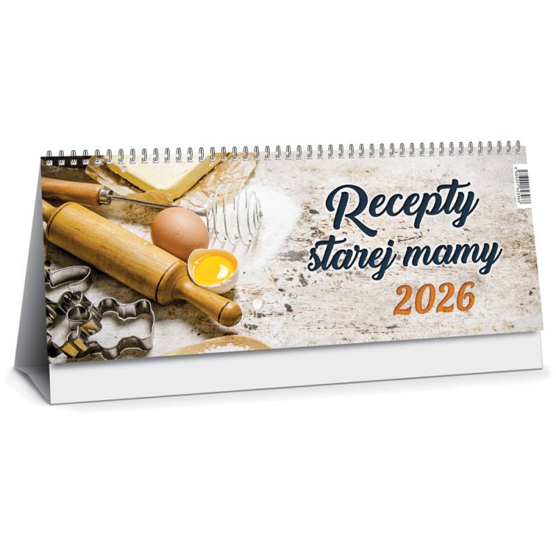 Stolový kalendár Recepty starej mamy 2026 Stolový kalendár Recepty starej mamy 2026