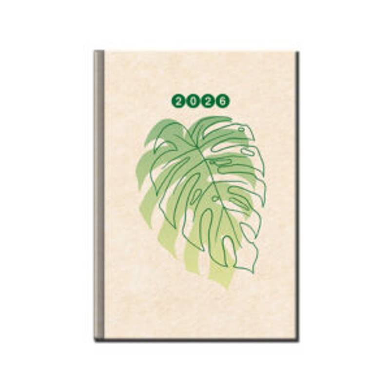 DENNÝ DIÁR A5 EKO, béžová 2026 DENNÝ DIÁR A5 EKO, béžová 2026