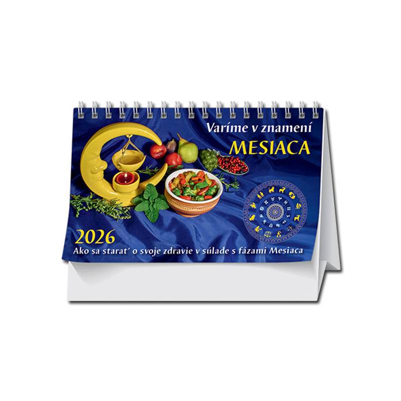 Stolový kalendár Varime v znameni mesiaca 230 x 140 mm, 2026 Stolový kalendár Varime v znameni mesiaca 230 x 140 mm, 2026