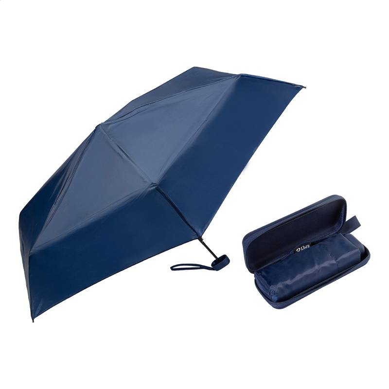 Fractus mini RPET dáždnik, modrá Dark Fractus mini RPET dáždnik, modrá Dark