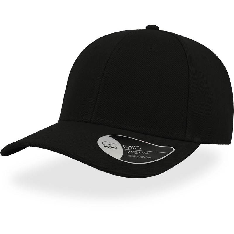 Atlantis | Beat, 6 panelová baseballová kšiltovka "Beat", černá Atlantis | Beat, 6 panelová baseballová kšiltovka "Beat", černá