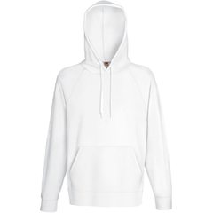 F.O.L. | Lightweight Hooded Sweat, Pánská raglánová mikina s kapucí, bílá, S F.O.L. | Lightweight Hooded Sweat, Pánská raglánová mikina s kapucí, bílá, S