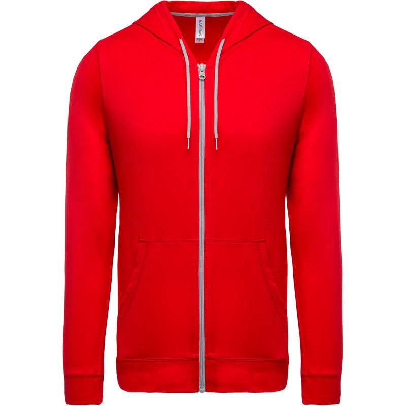 Kariban | K438, Mikina s kapucí, červená, XL Kariban | K438, Mikina s kapucí, červená, XL
