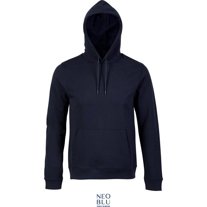 NEOBLU | Nicholas Men, Pánská mikina s kapucí, modrá Night, S NEOBLU | Nicholas Men, Pánská mikina s kapucí, modrá Night, S