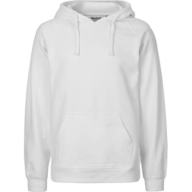 Neutral | O63101, Pánská mikina s kapucí z bio bavlny, bílá, S Neutral | O63101, Pánská mikina s kapucí z bio bavlny, bílá, S